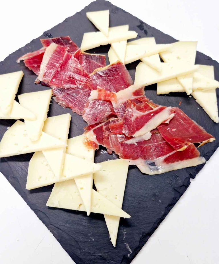 Plato Jamón y Queso