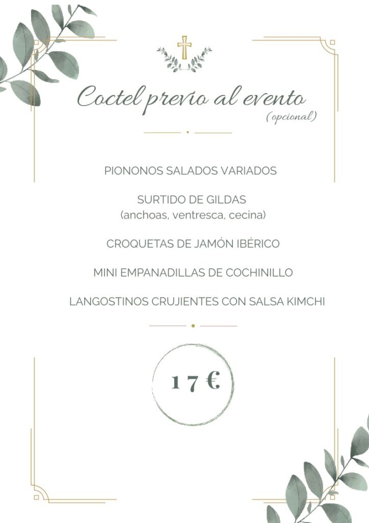 COCTEL COMUNIONES