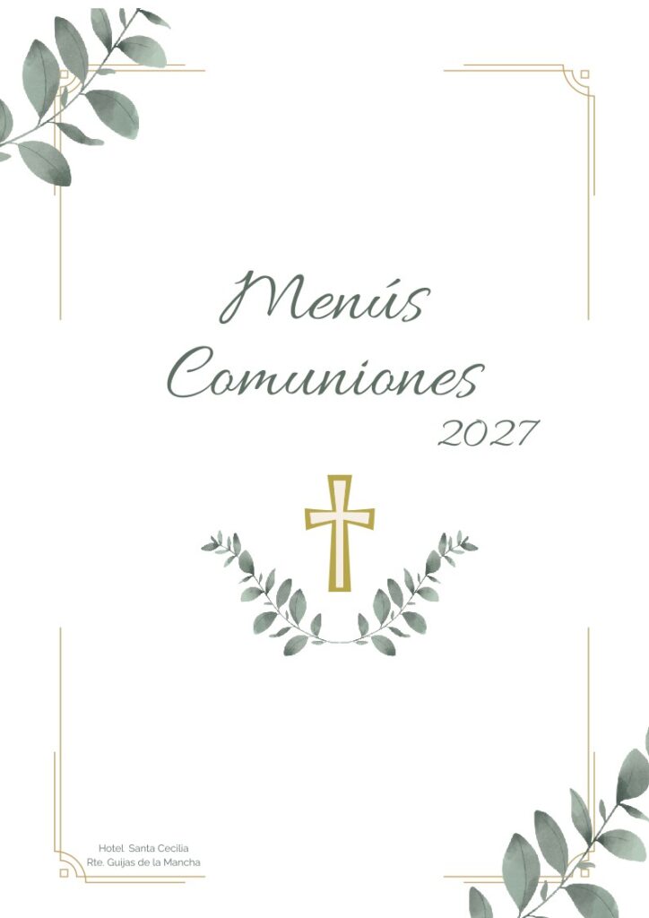MENU COMUNIONES 2027